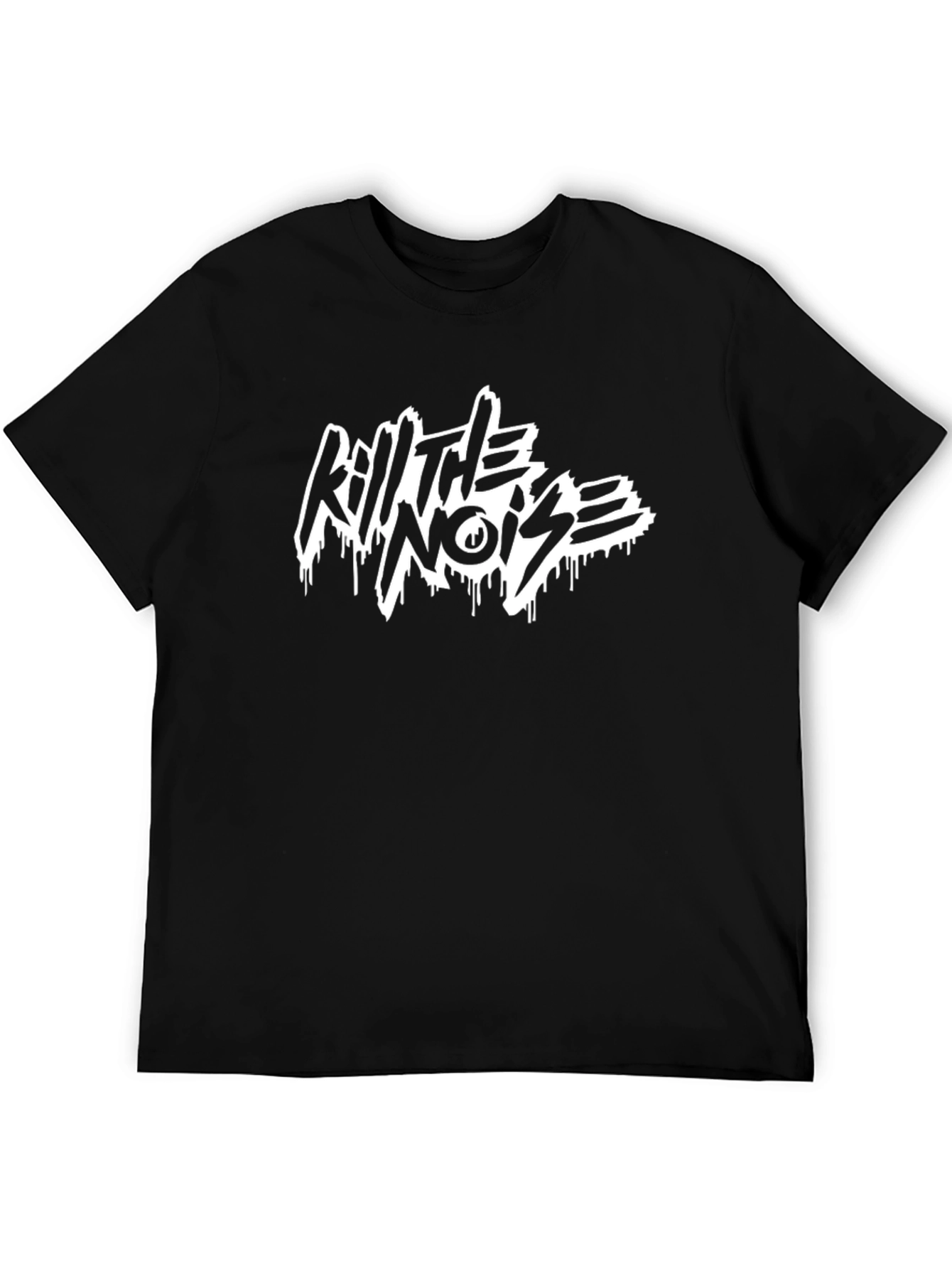 Kill The Noise Black Graphic T-Shirt