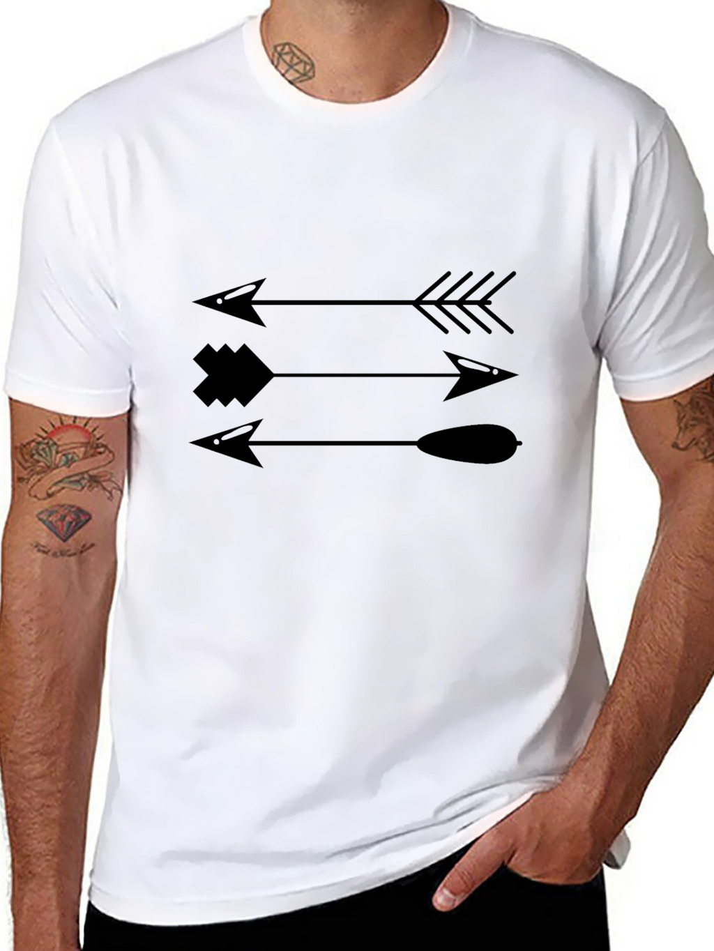 Arrow Graphic Tee - Casual Style