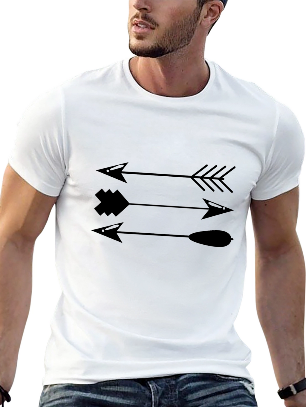 Arrow Graphic Tee - Casual Style
