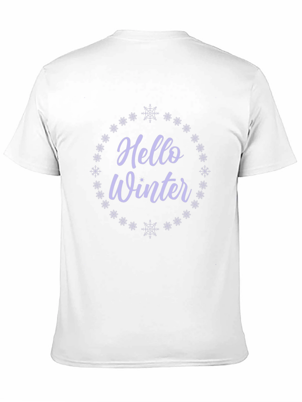 Hello Winter Graphic Tee - Black