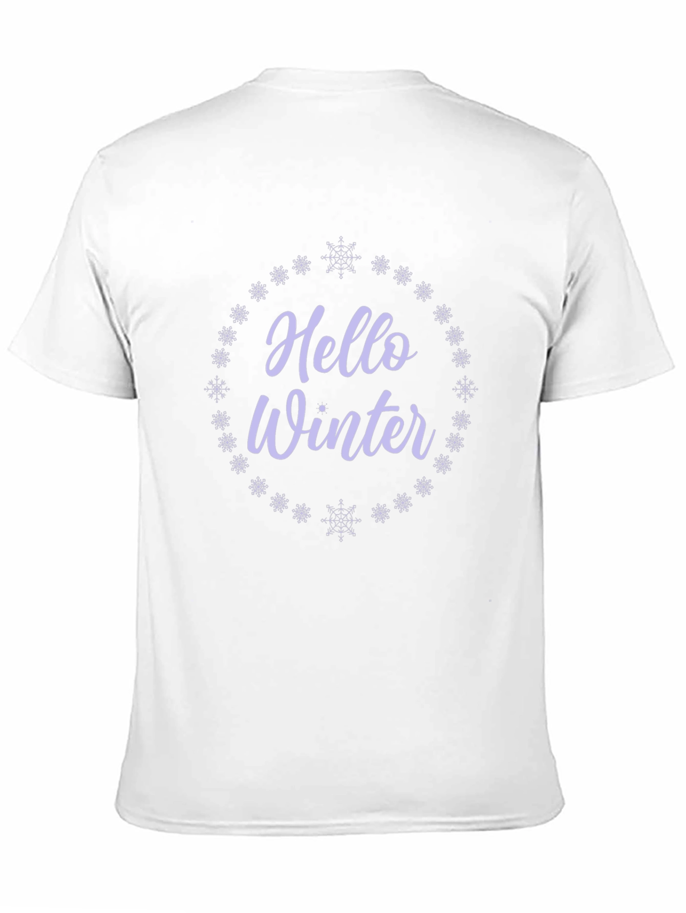 Hello Winter Graphic Tee - Black