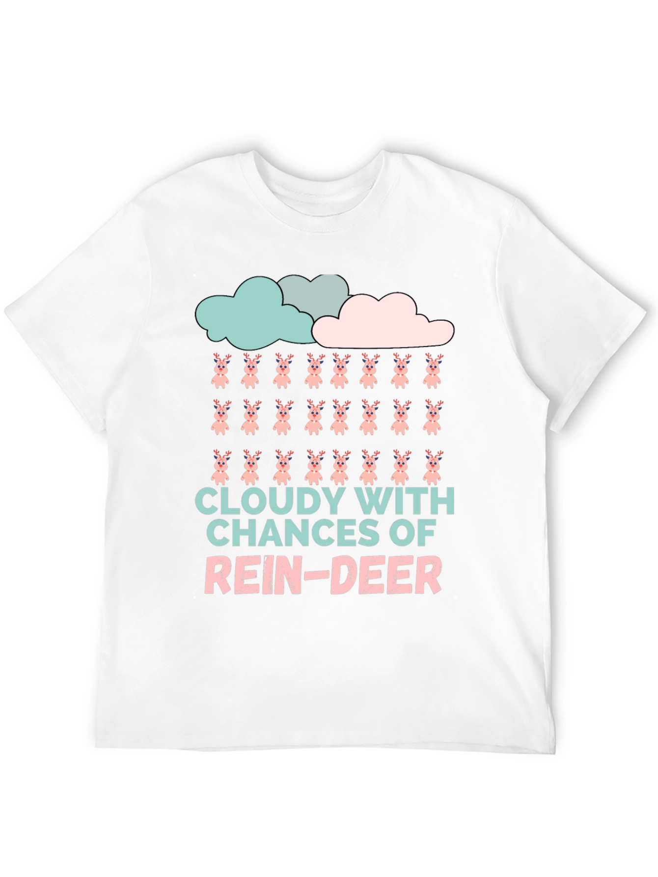 Cloudy with a Chance of Reindeer T-Shirt