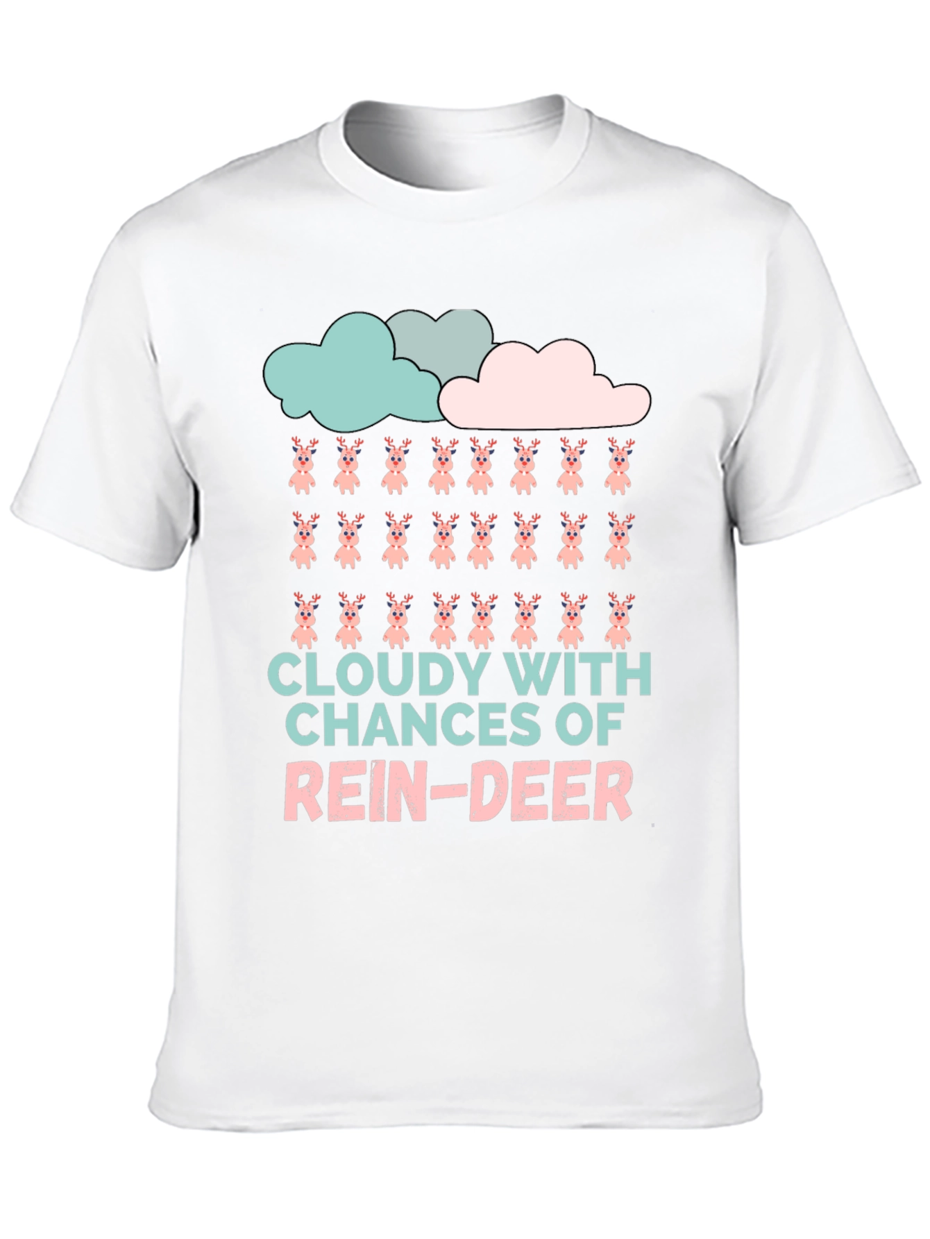 Cloudy with a Chance of Reindeer T-Shirt