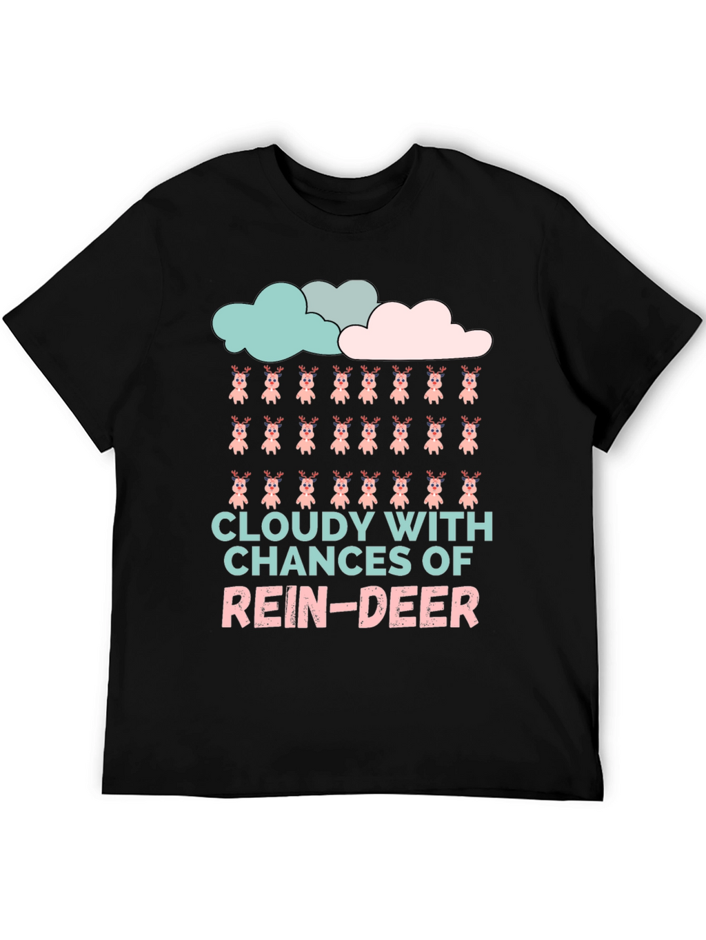 Cloudy with a Chance of Reindeer T-Shirt