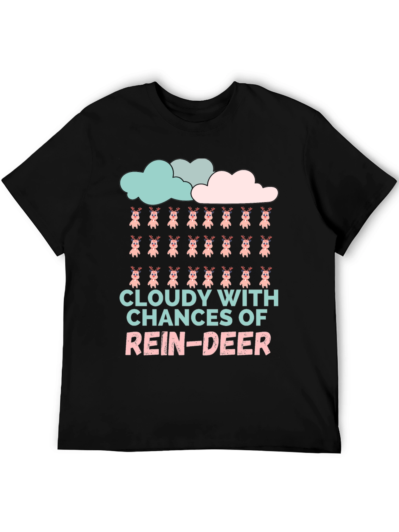 Cloudy with a Chance of Reindeer T-Shirt