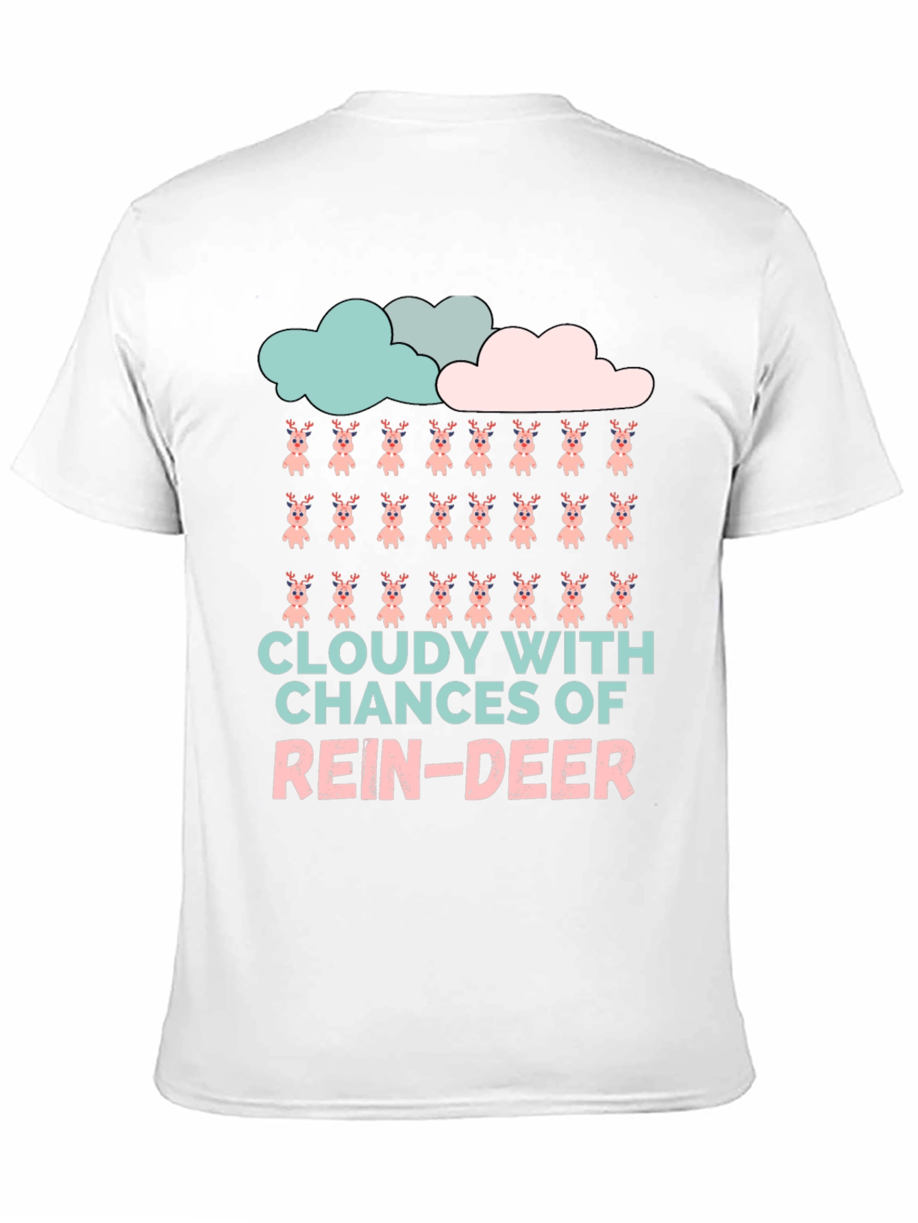 Cloudy with a Chance of Reindeer T-Shirt