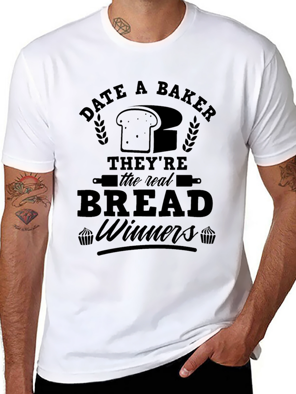 Date A Baker T-Shirt - Bread Winners