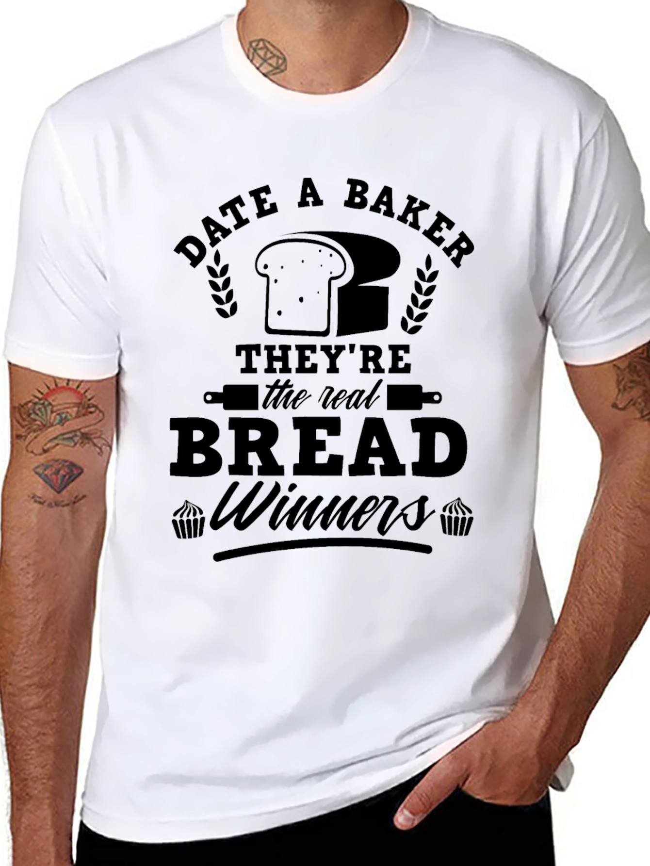 Date A Baker T-Shirt - Bread Winners