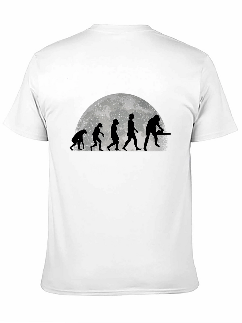 Evolution Chainsaw Humor T-Shirt