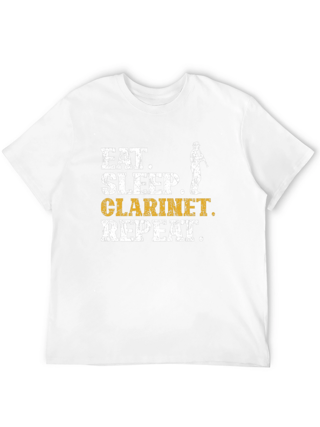 Eat Sleep Clarinet Repeat Black T-Shirt