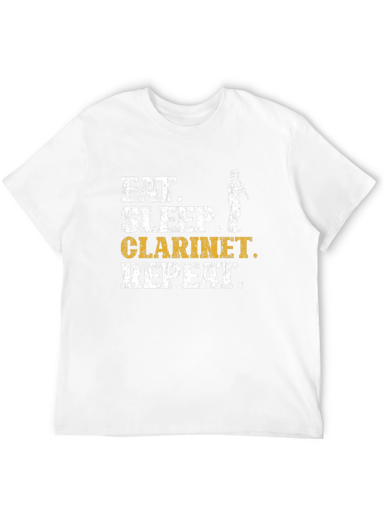 Eat Sleep Clarinet Repeat Black T-Shirt