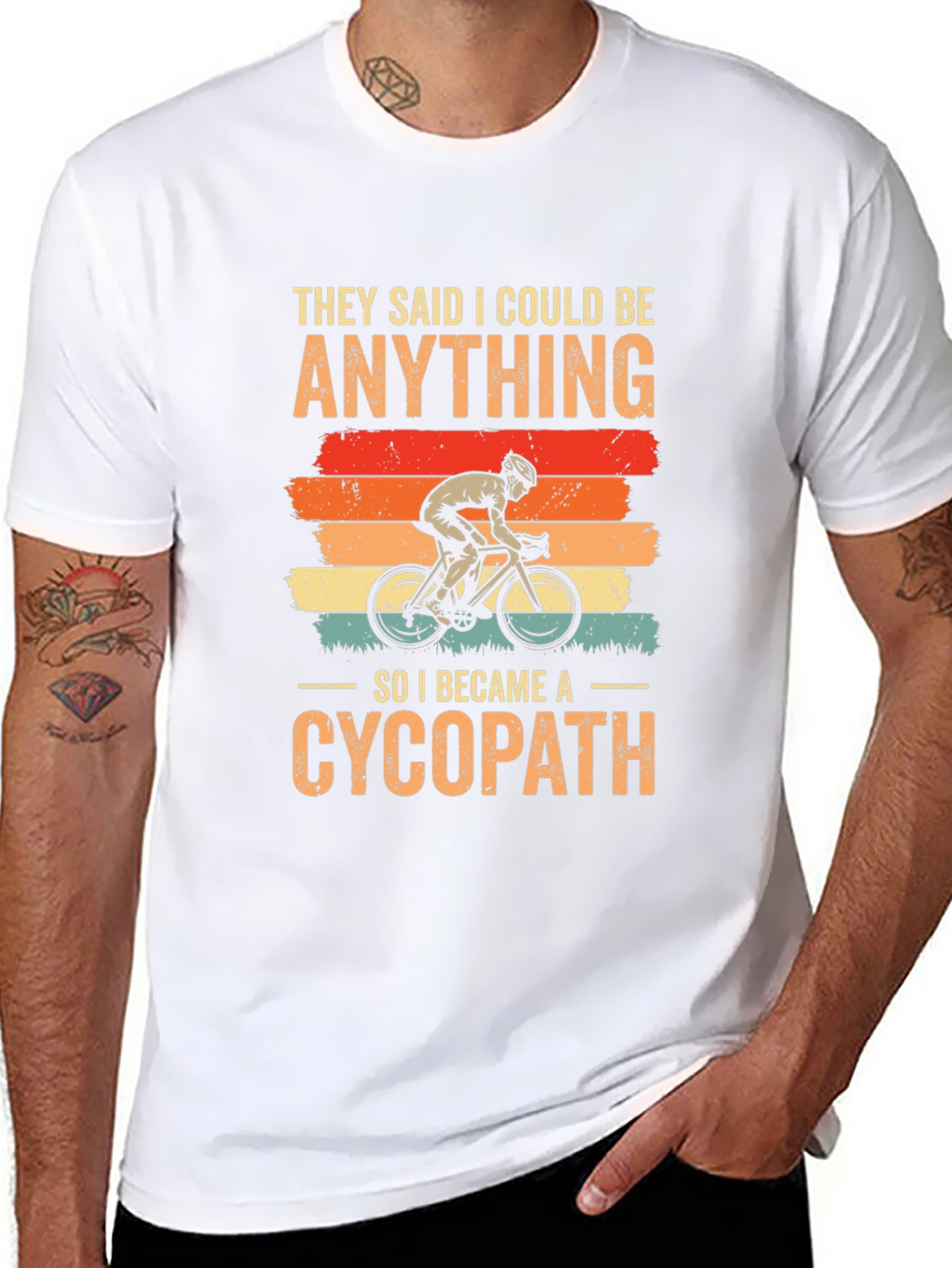 Funny Cycopath T-Shirt | Cycling Humor