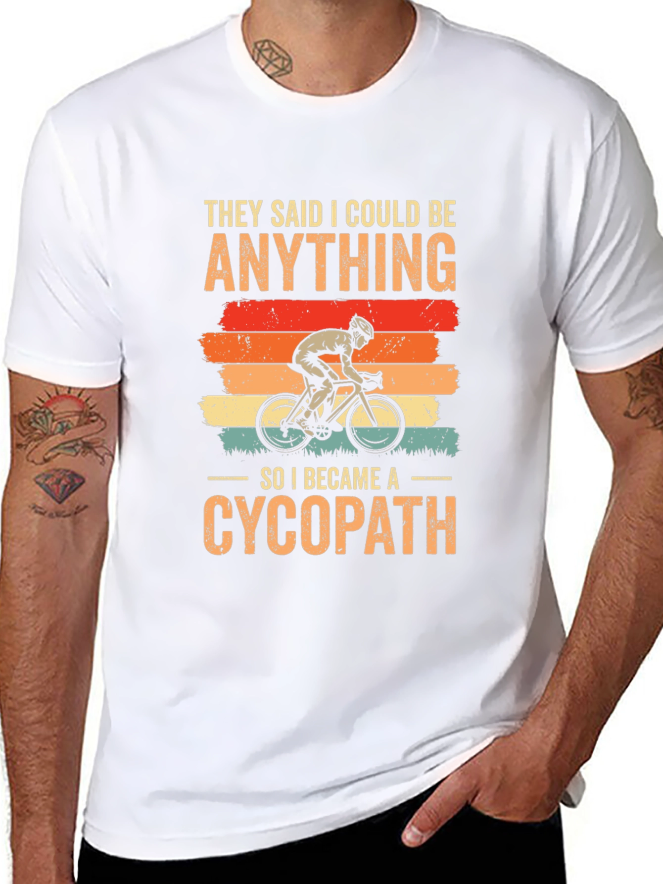 Funny Cycopath T-Shirt | Cycling Humor