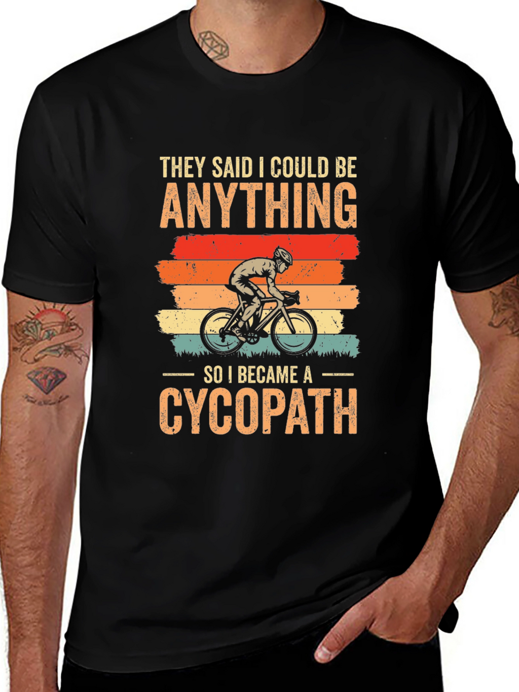 Funny Cycopath T-Shirt | Cycling Humor