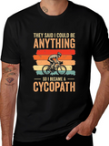 Funny Cycopath T-Shirt | Cycling Humor
