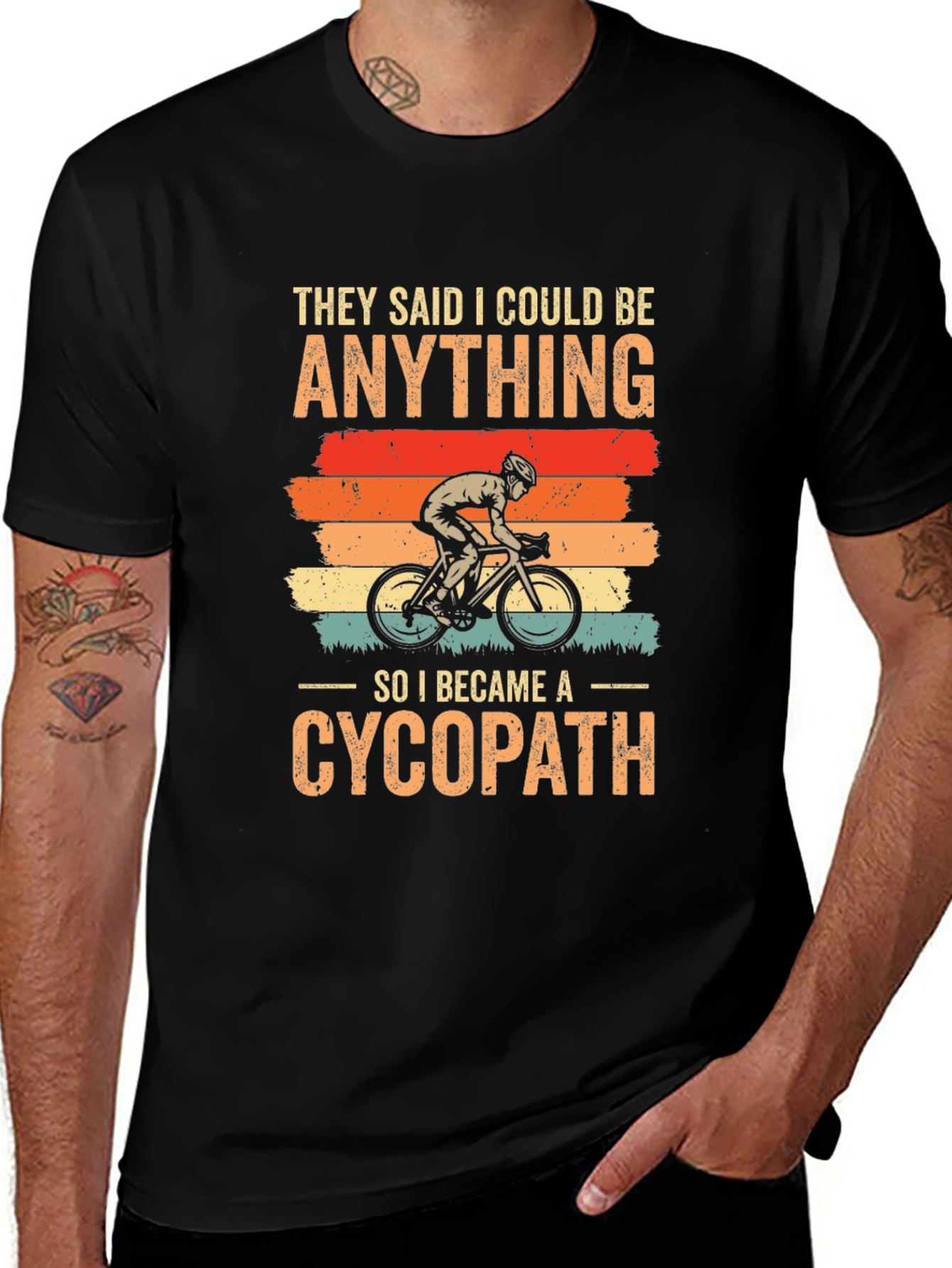 Funny Cycopath T-Shirt | Cycling Humor