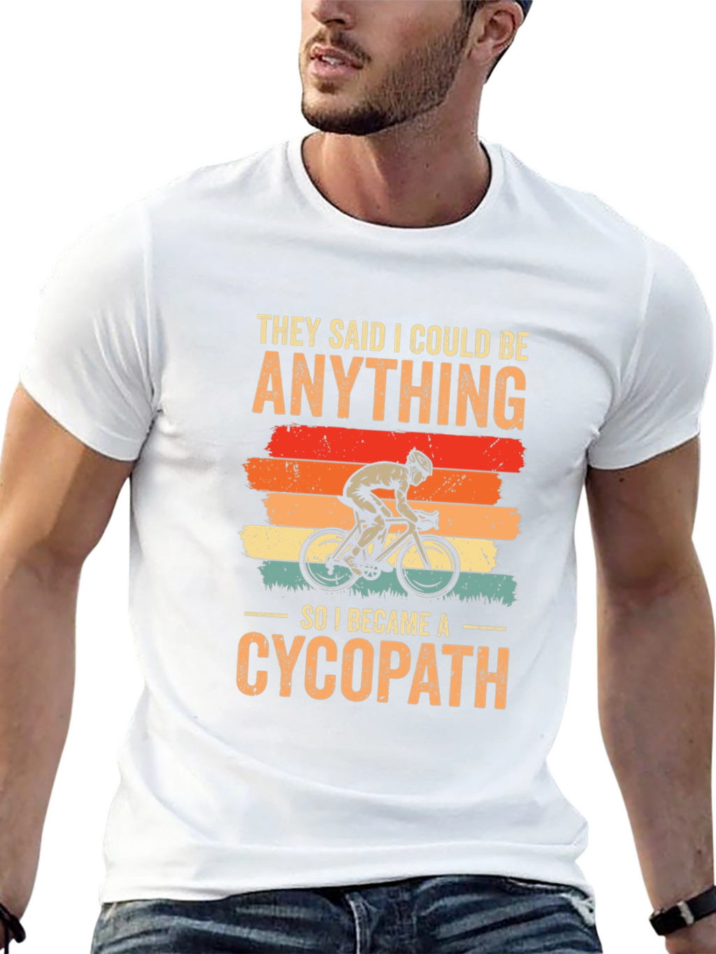 Funny Cycopath T-Shirt | Cycling Humor