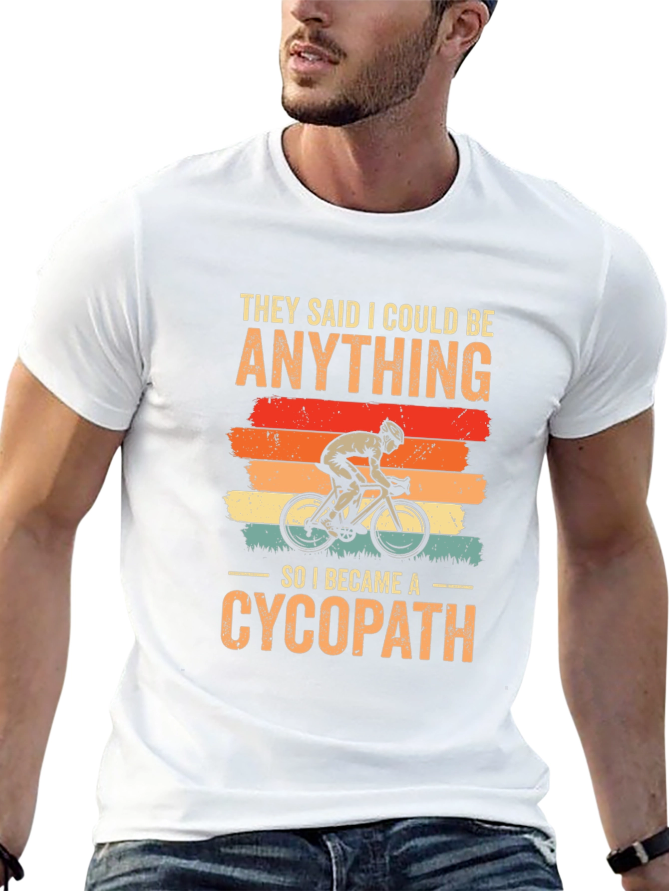 Funny Cycopath T-Shirt | Cycling Humor