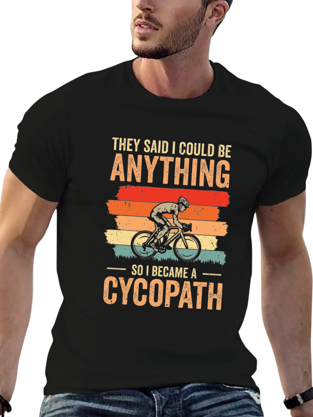 Funny Cycopath T-Shirt | Cycling Humor