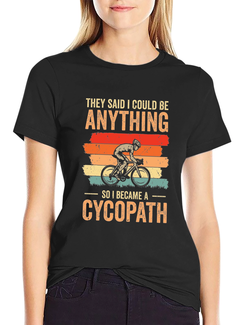 Funny Cycopath T-Shirt | Cycling Humor