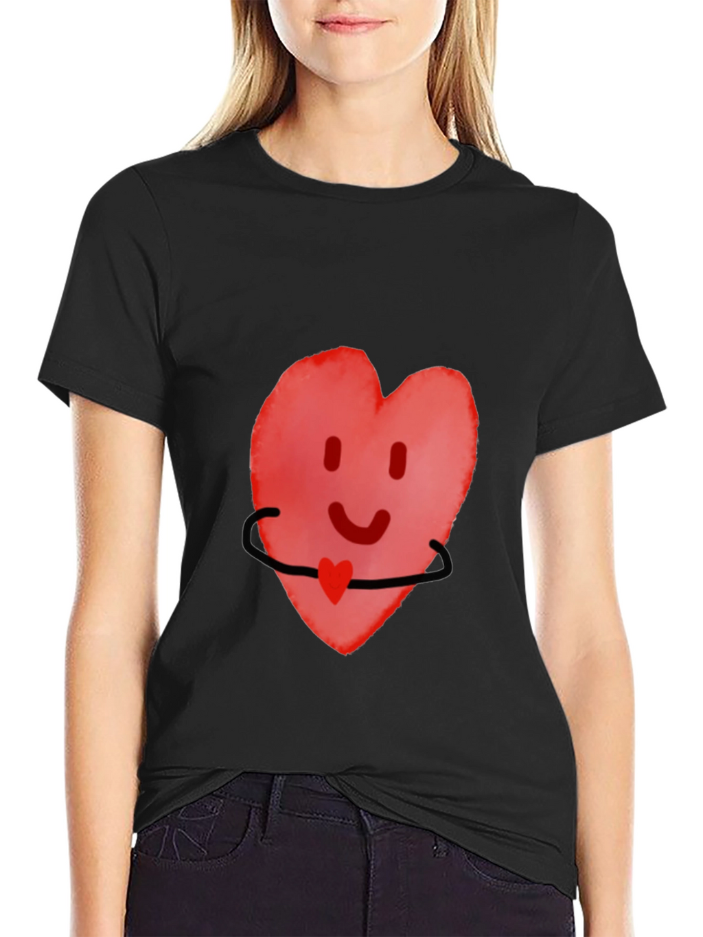 Heart Hug Graphic Tee - Comfort Fit