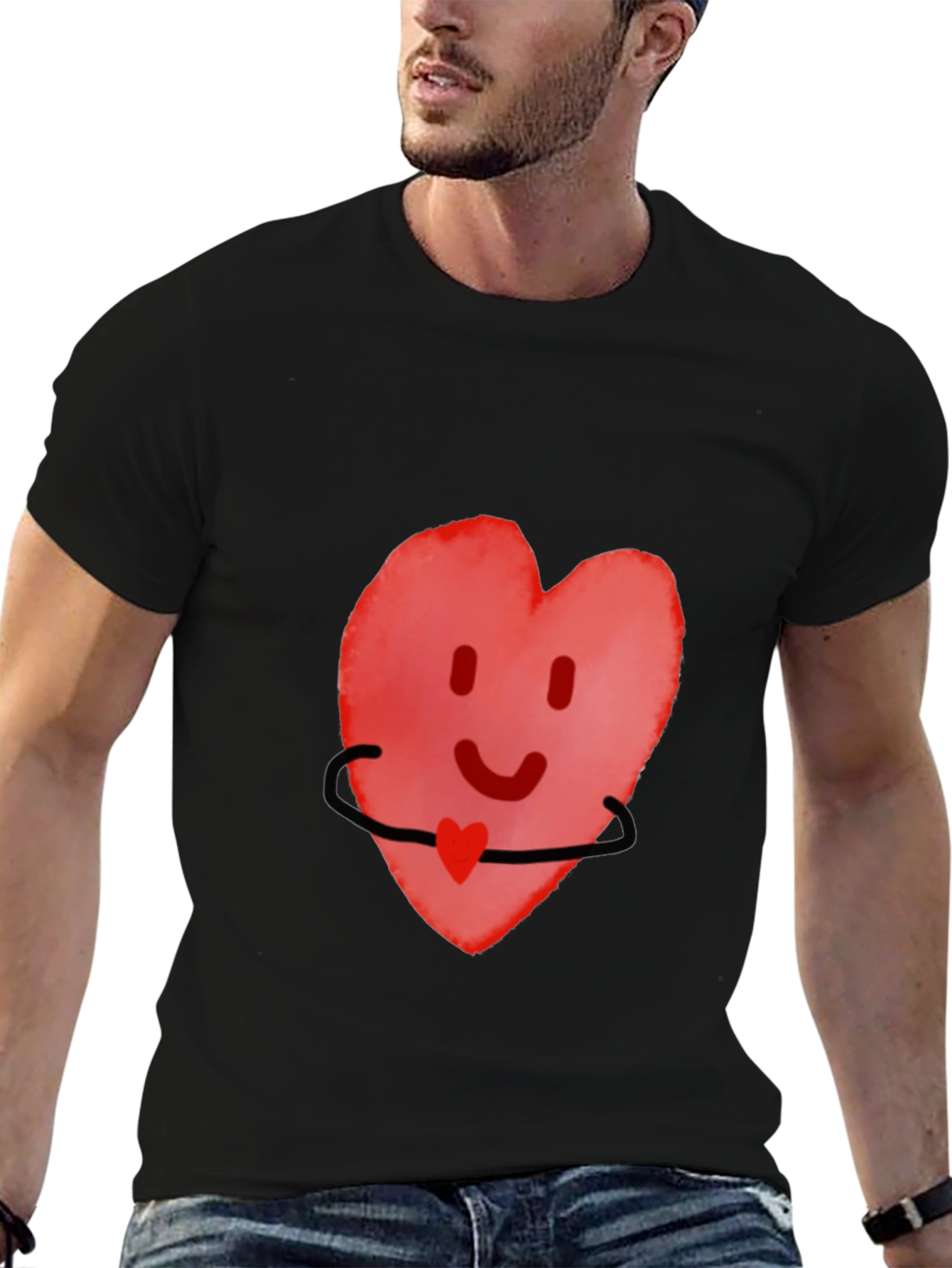 Heart Hug Graphic Tee - Comfort Fit