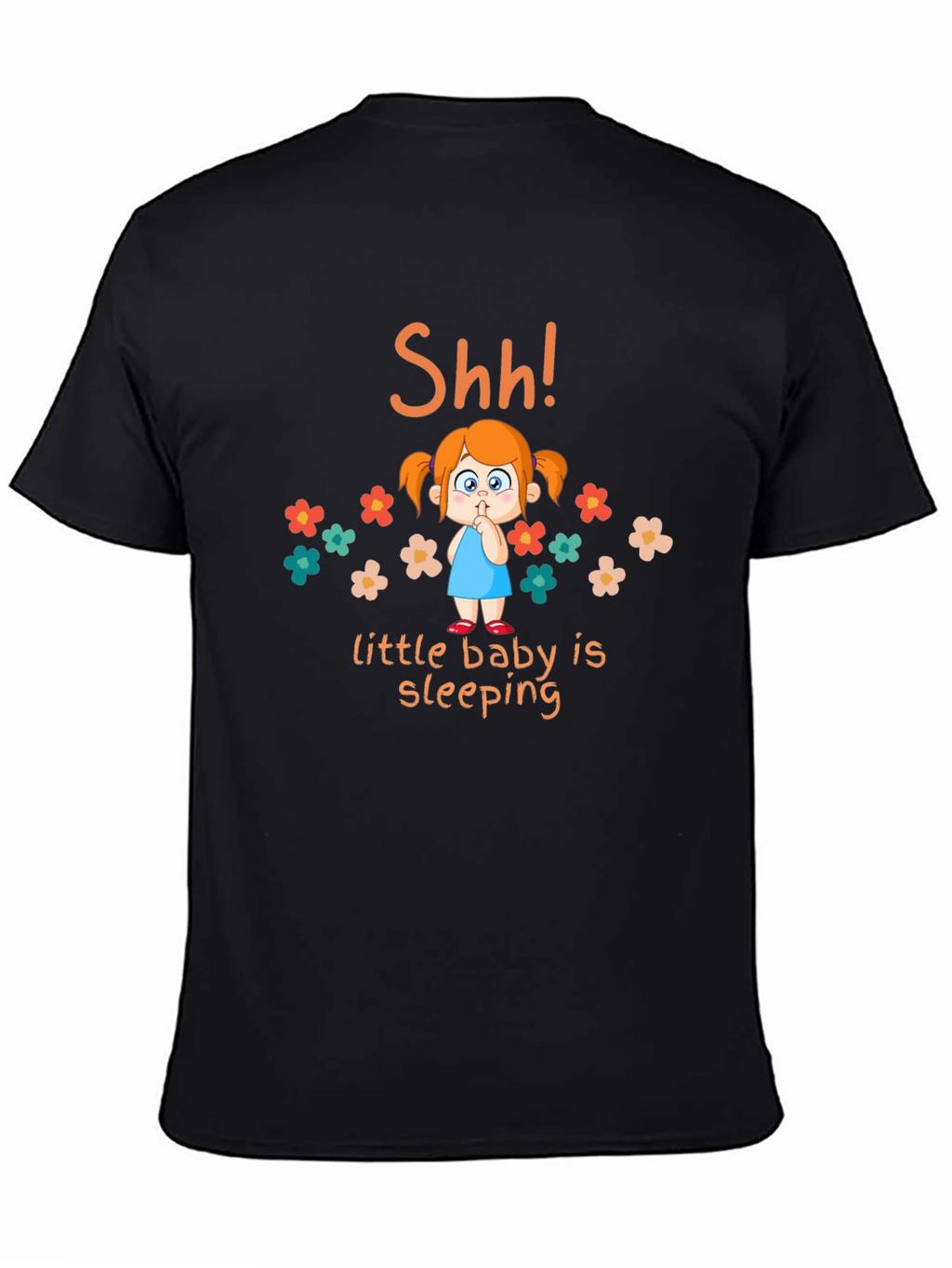 Shh! Little Baby Sleeping Graphic Tee - Unisex
