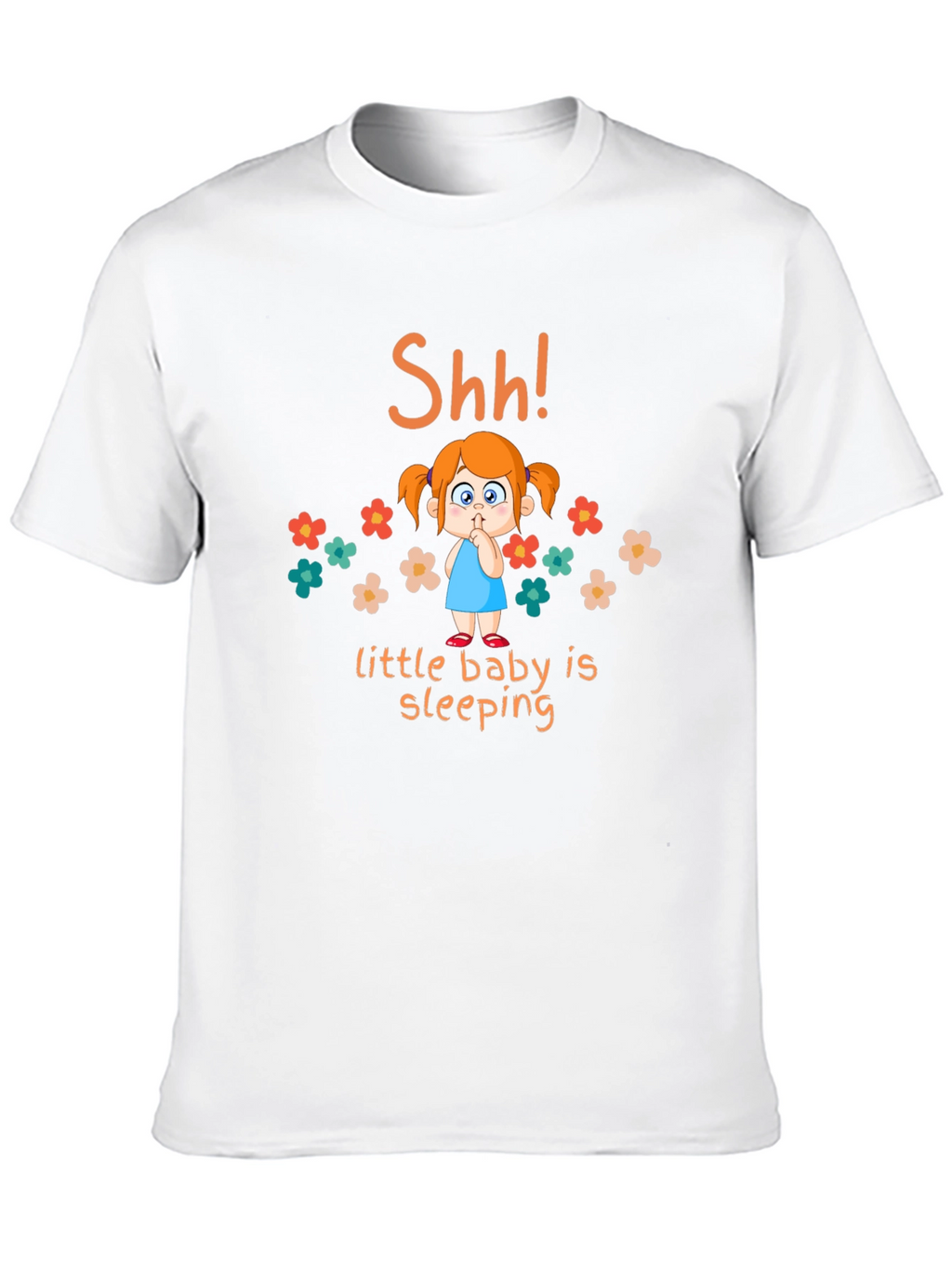 Shh! Little Baby Sleeping Graphic Tee - Unisex