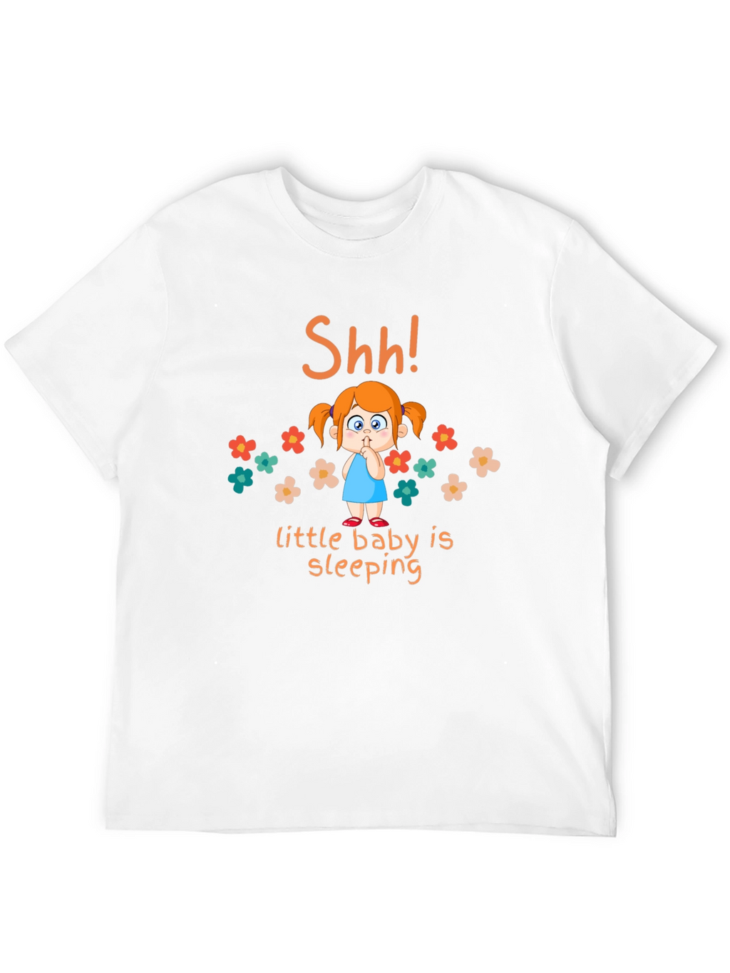 Shh! Little Baby Sleeping Graphic Tee - Unisex