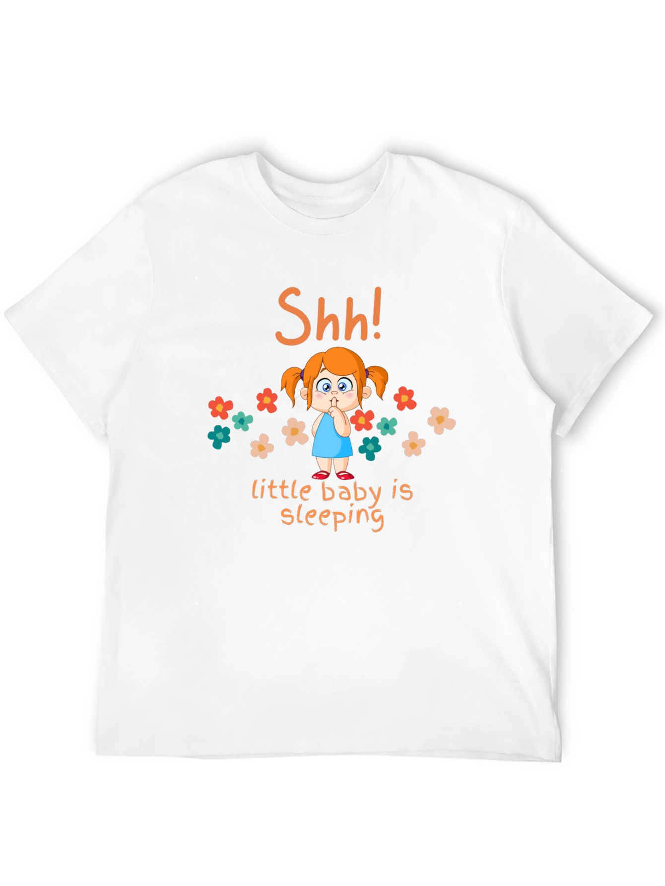 Shh! Little Baby Sleeping Graphic Tee - Unisex