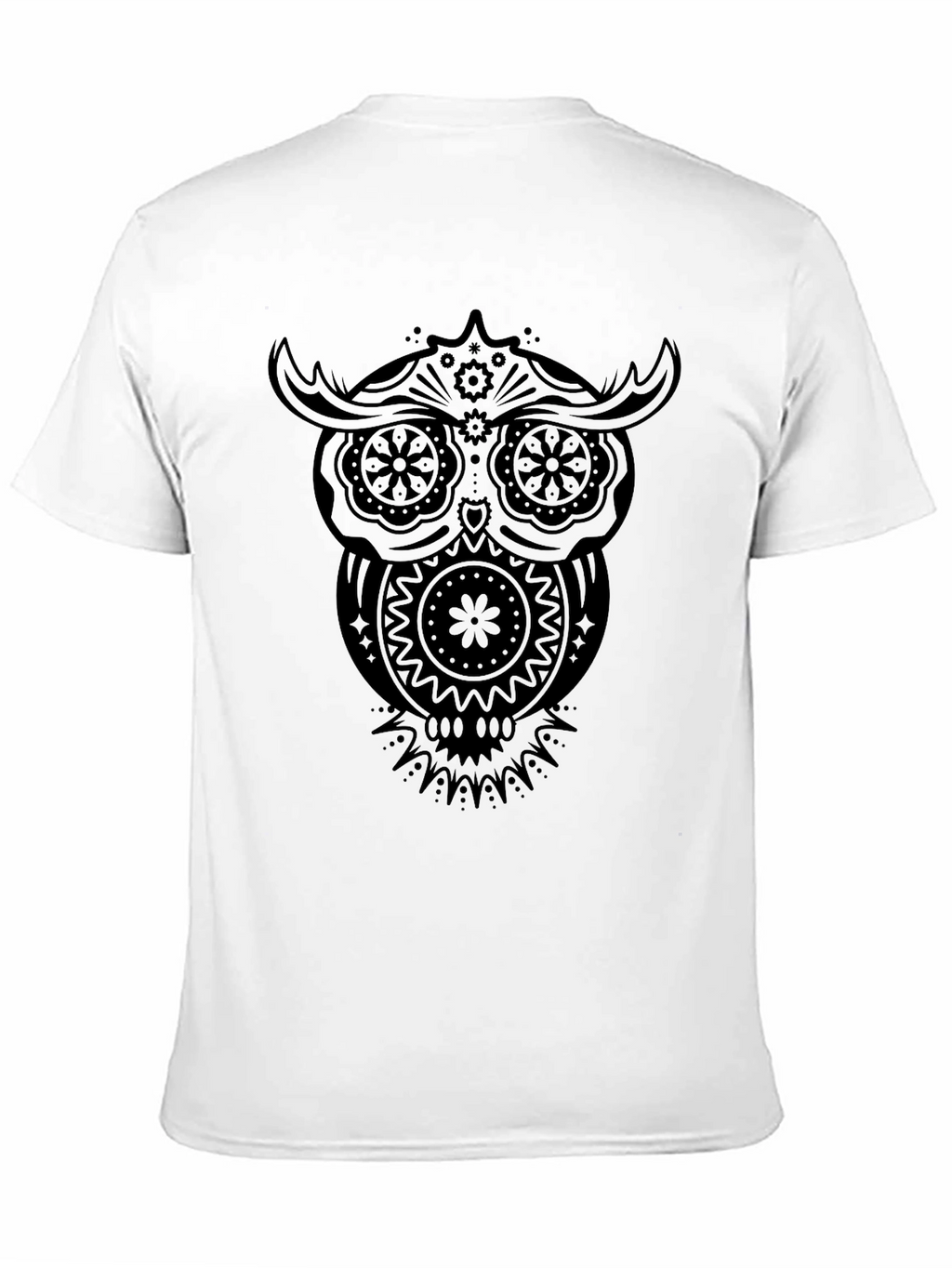 Owl Graphic Black T-Shirt