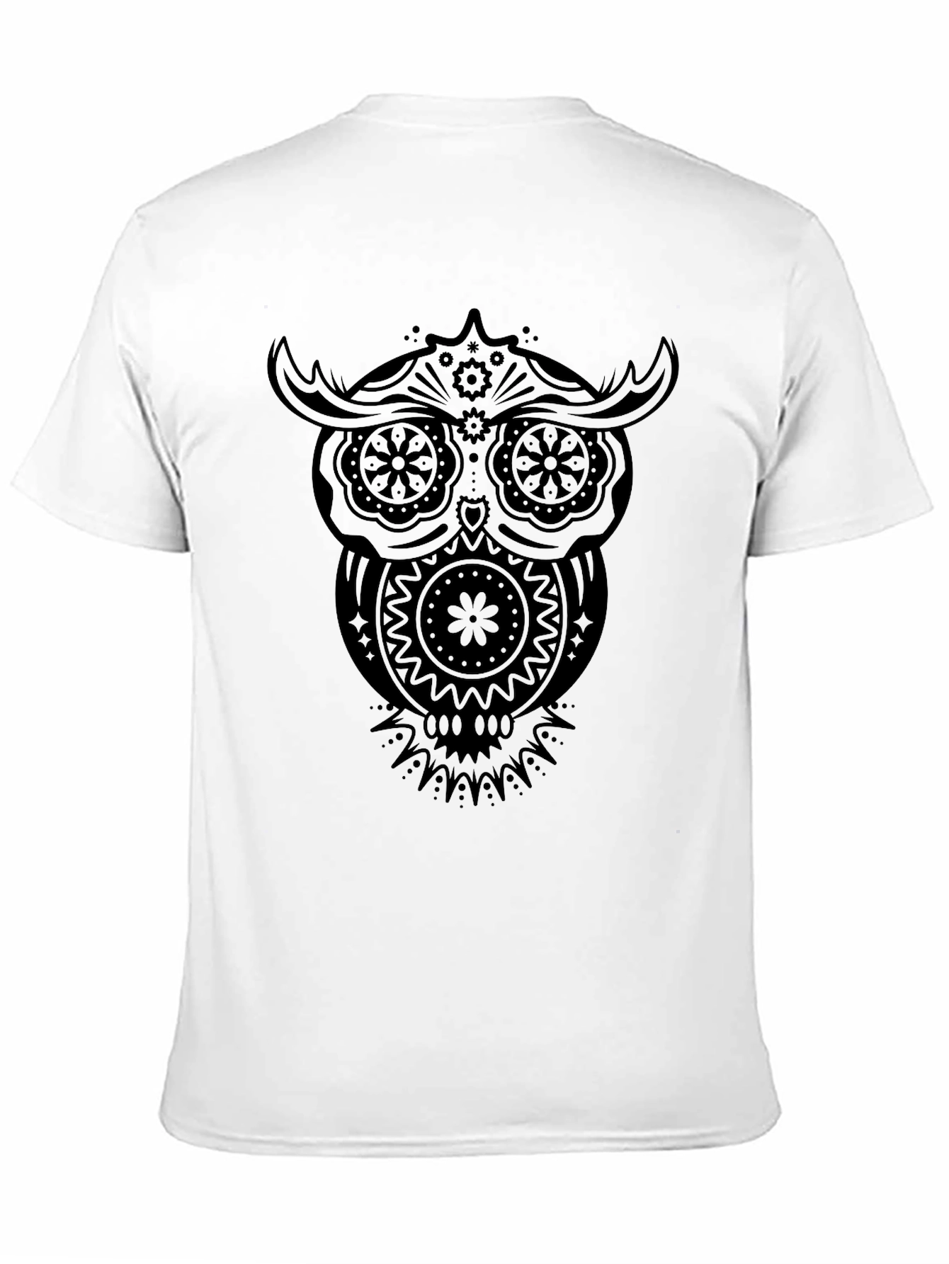 Owl Graphic Black T-Shirt