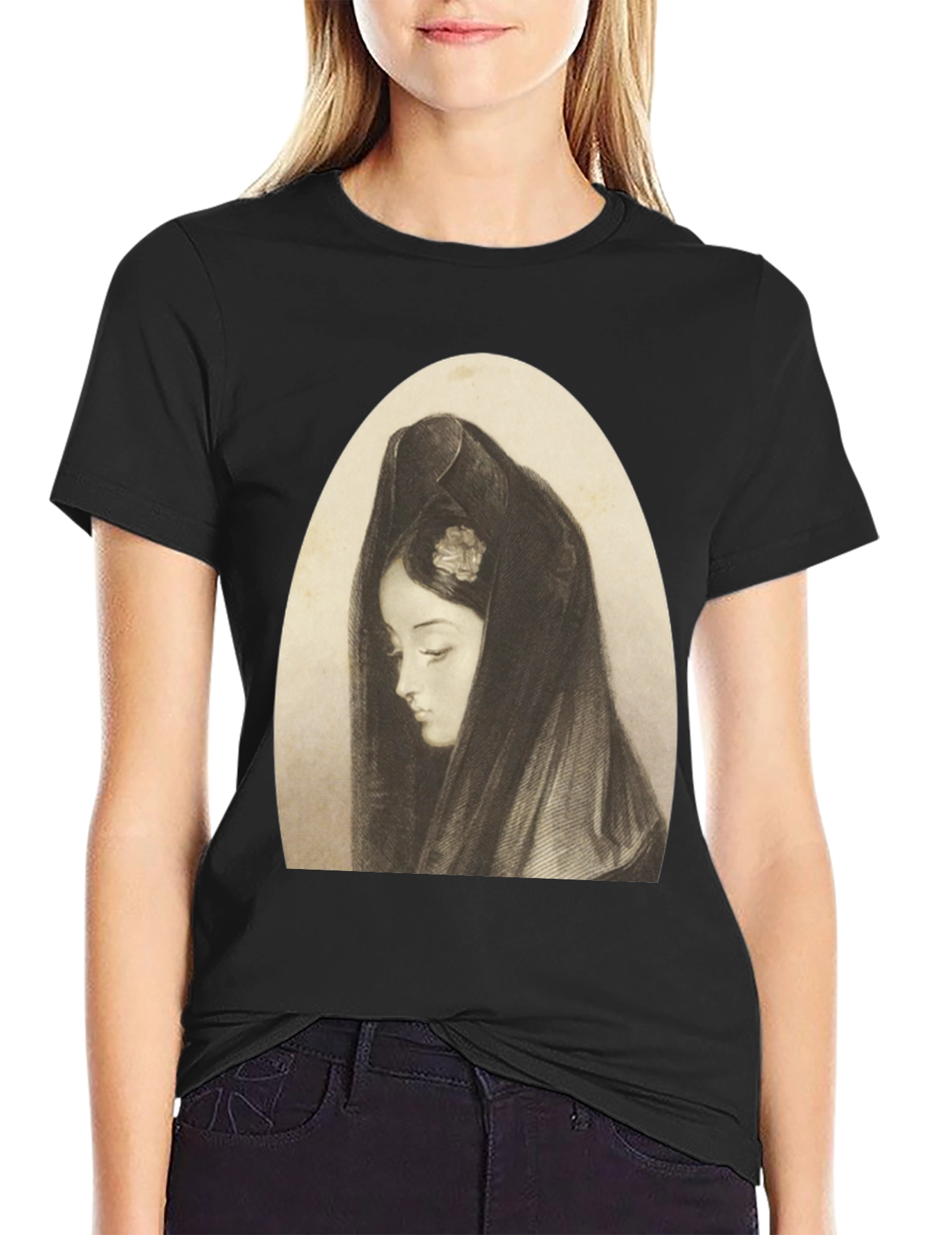 Vintage Portrait Tee - Classic Style