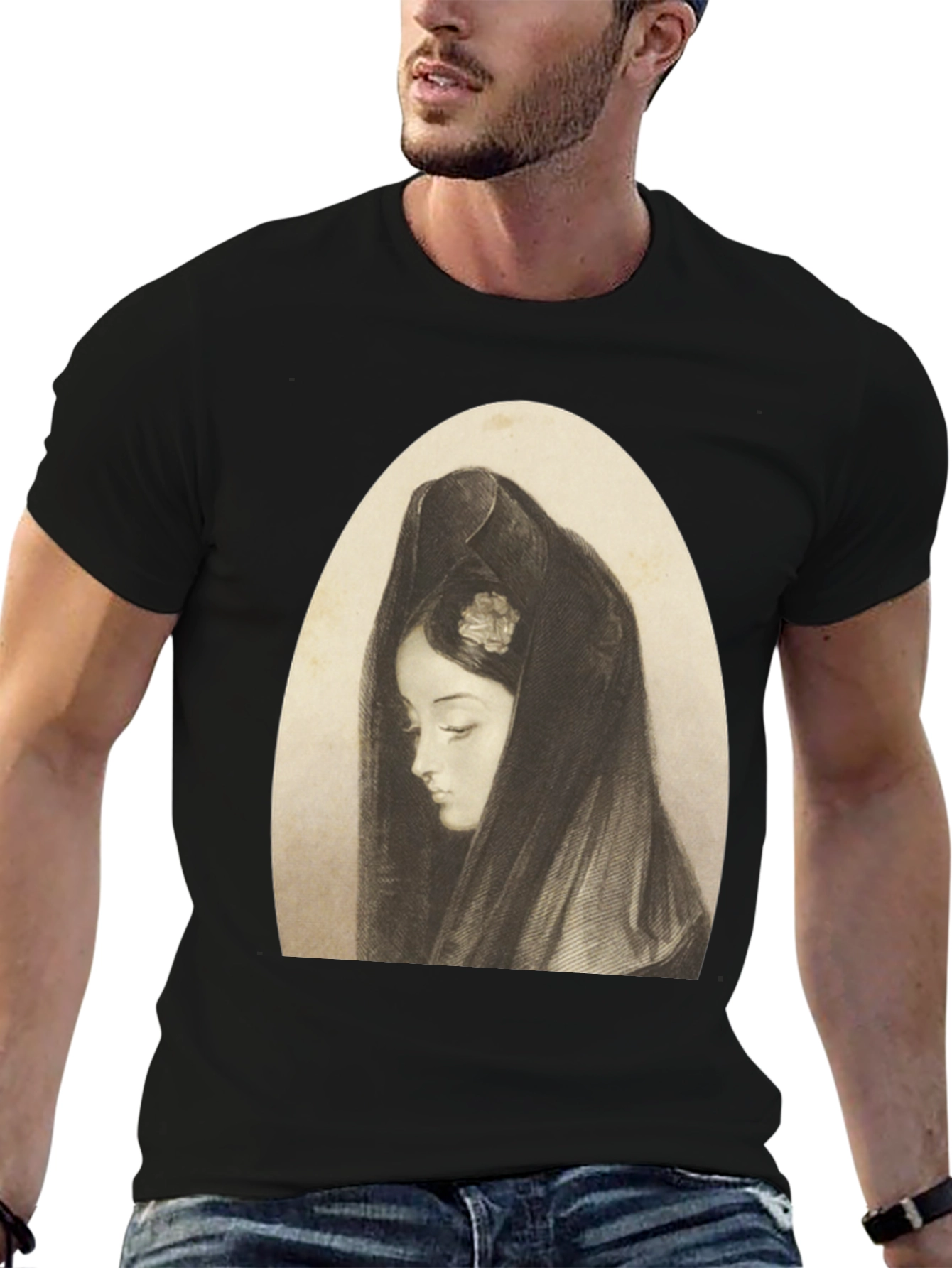 Vintage Portrait Tee - Classic Style