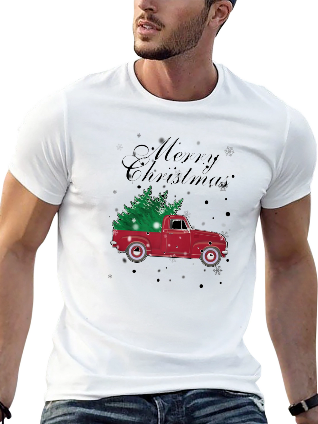 Merry Christmas Truck T-Shirt