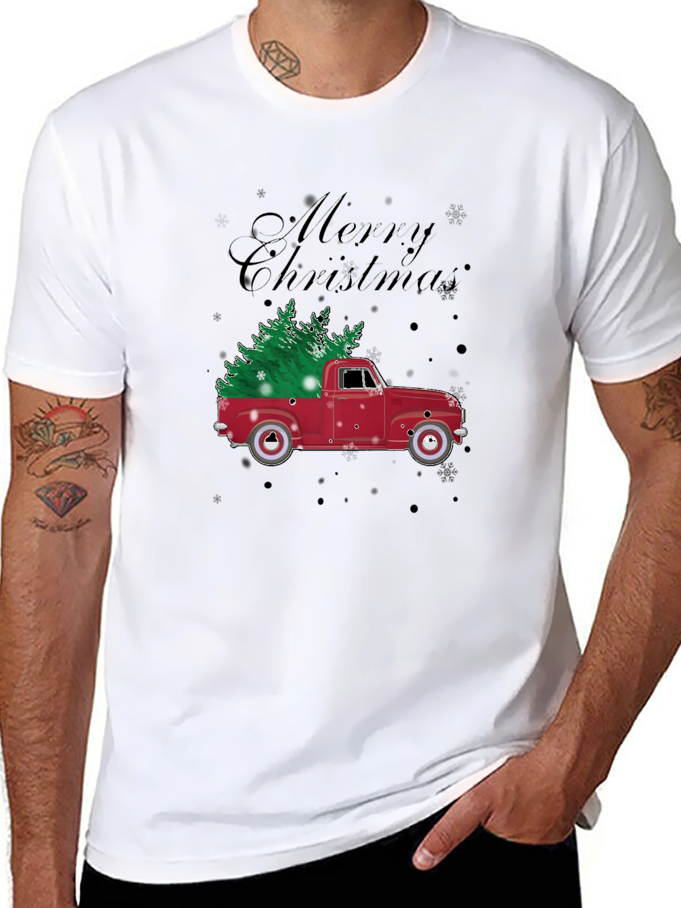 Merry Christmas Truck T-Shirt
