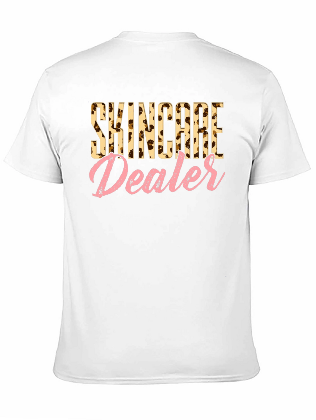 Skincare Dealer Leopard Print T-Shirt