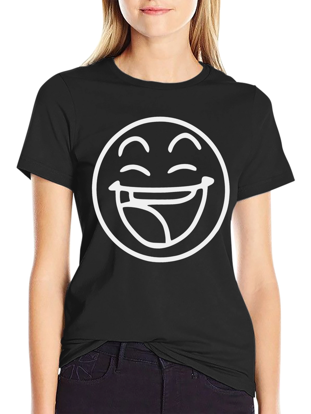 Laughing Emoji Graphic T-Shirt