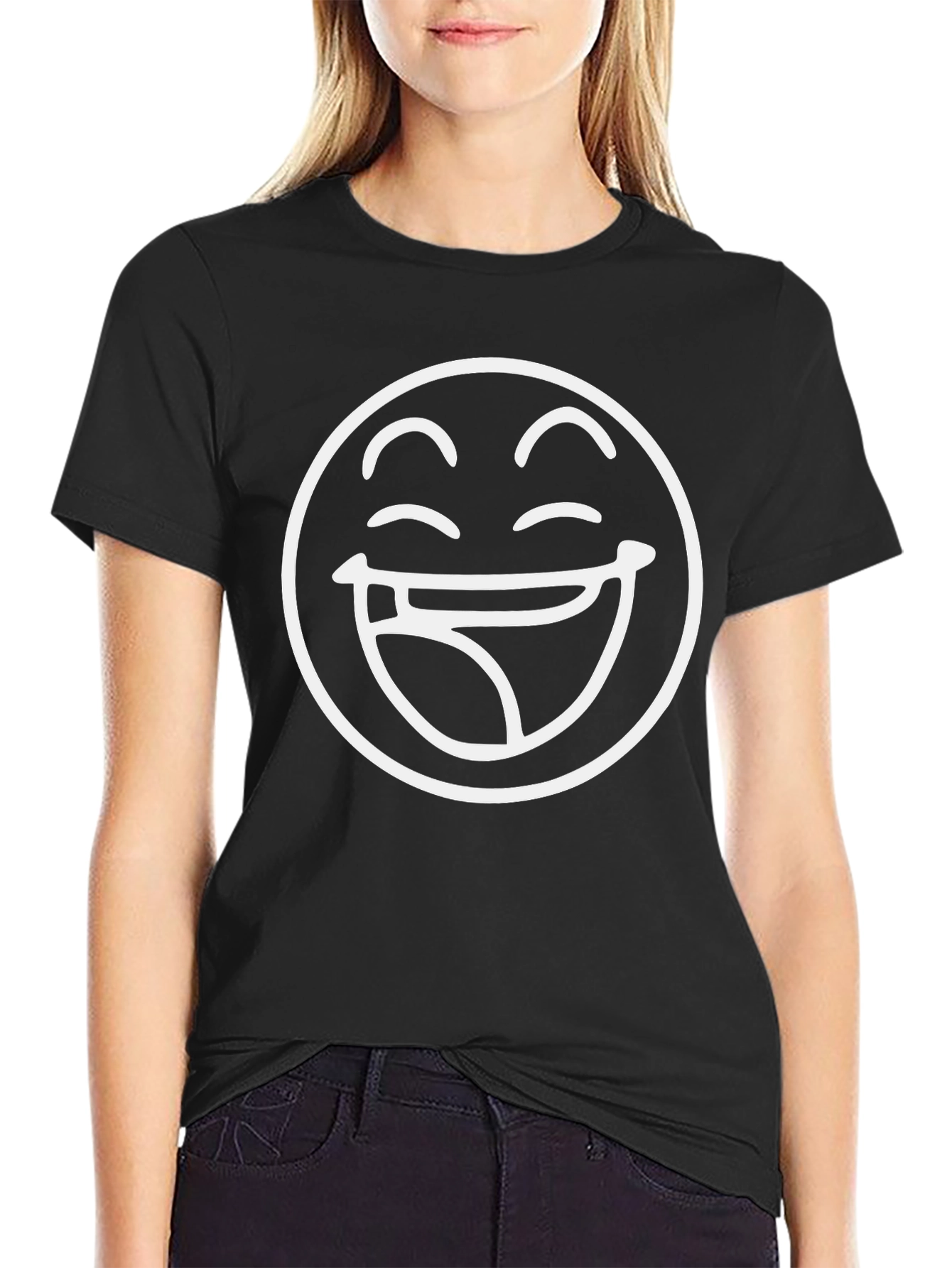 Laughing Emoji Graphic T-Shirt