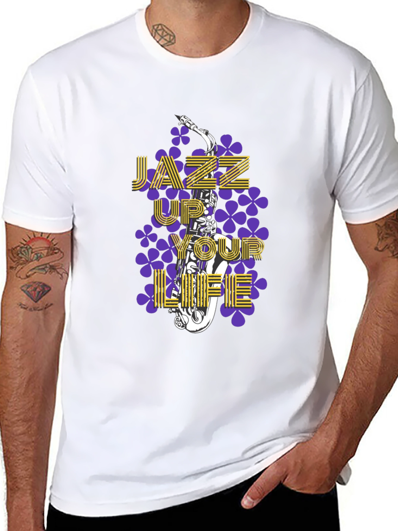 Jazz Up Your Life T-Shirt - Music Lover Tee