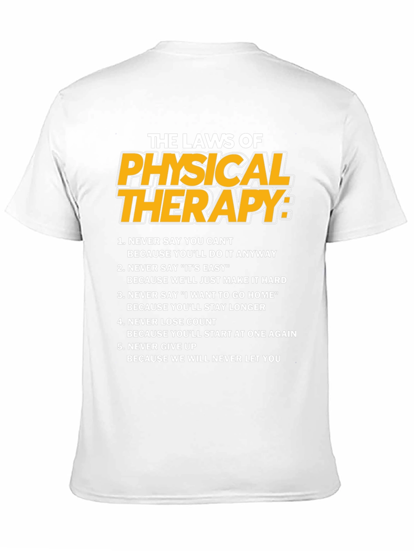 Physical Therapy Laws Graphic T-Shirt