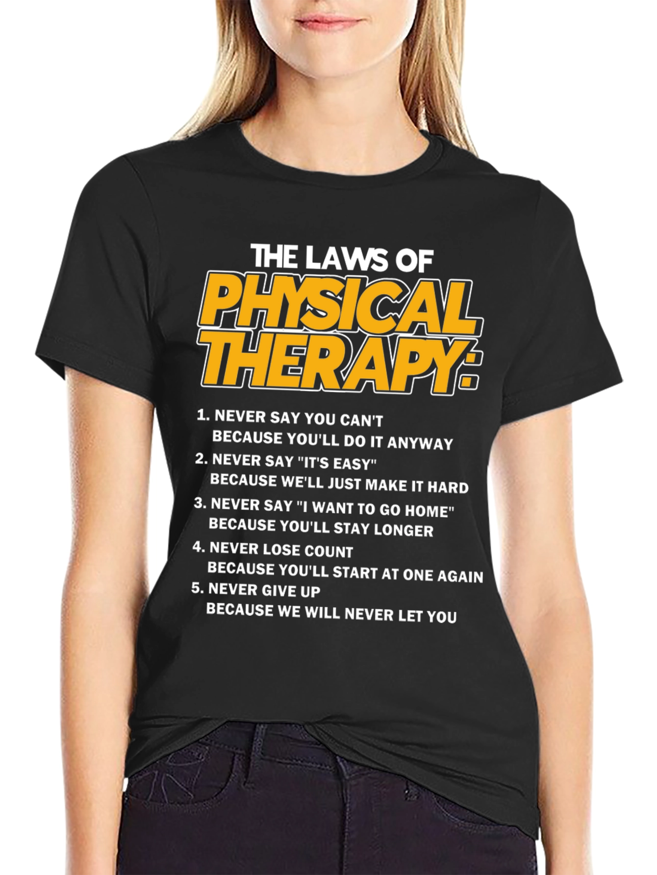 Physical Therapy Laws Graphic T-Shirt