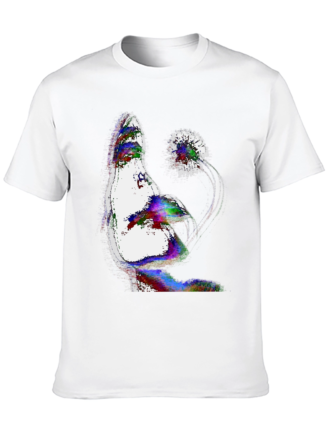 Abstract Art T-Shirt - Mens Black Tee