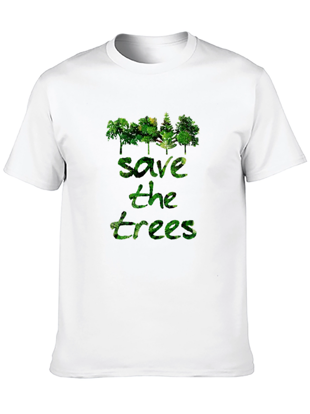 Save the Trees Graphic Print T-Shirt