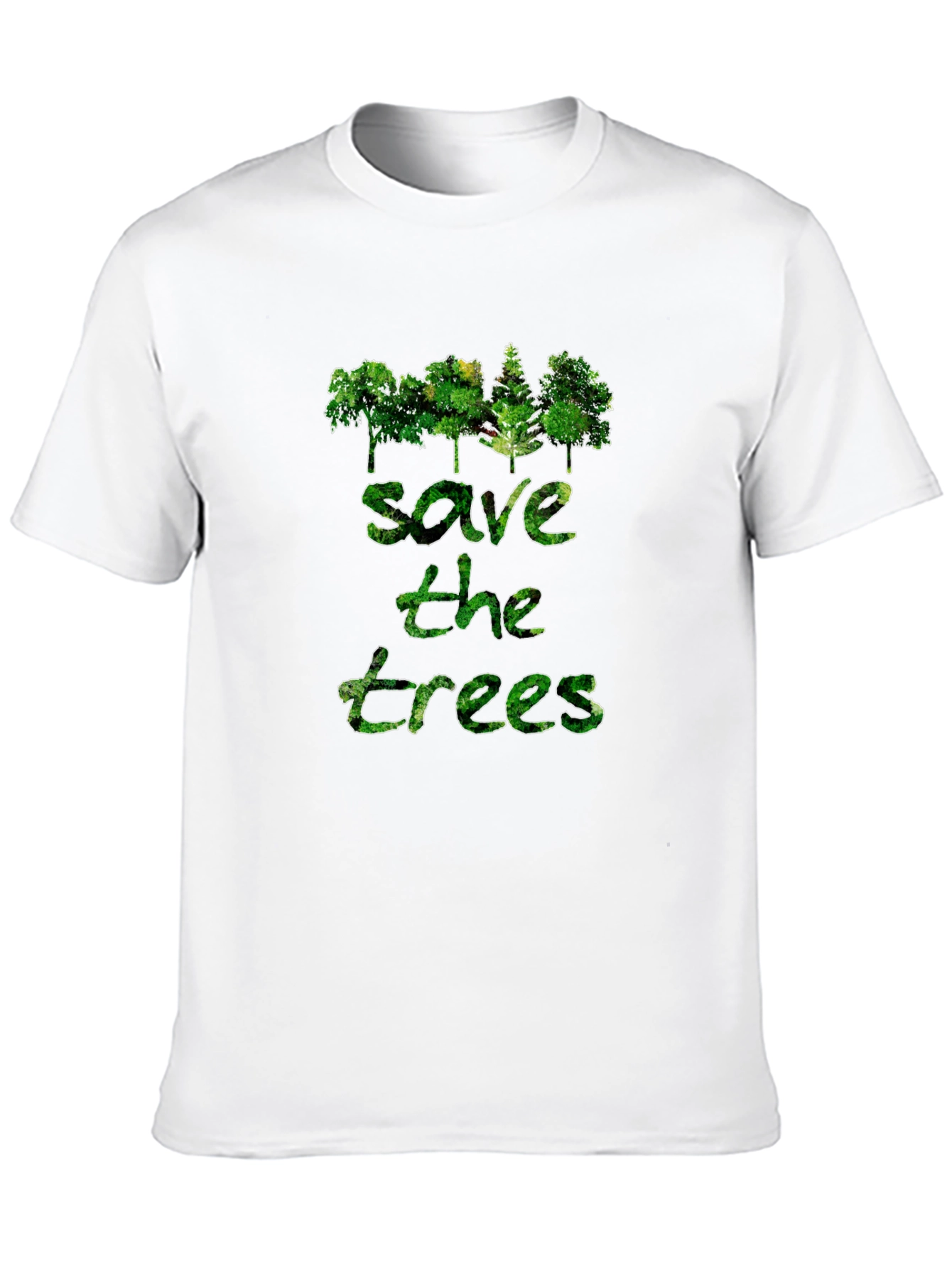 Save the Trees Graphic Print T-Shirt