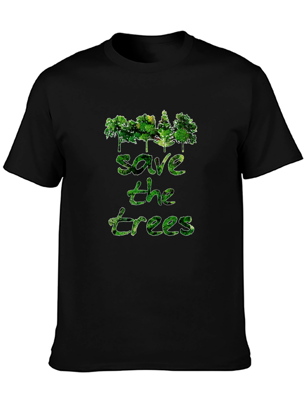 Save the Trees Graphic Print T-Shirt