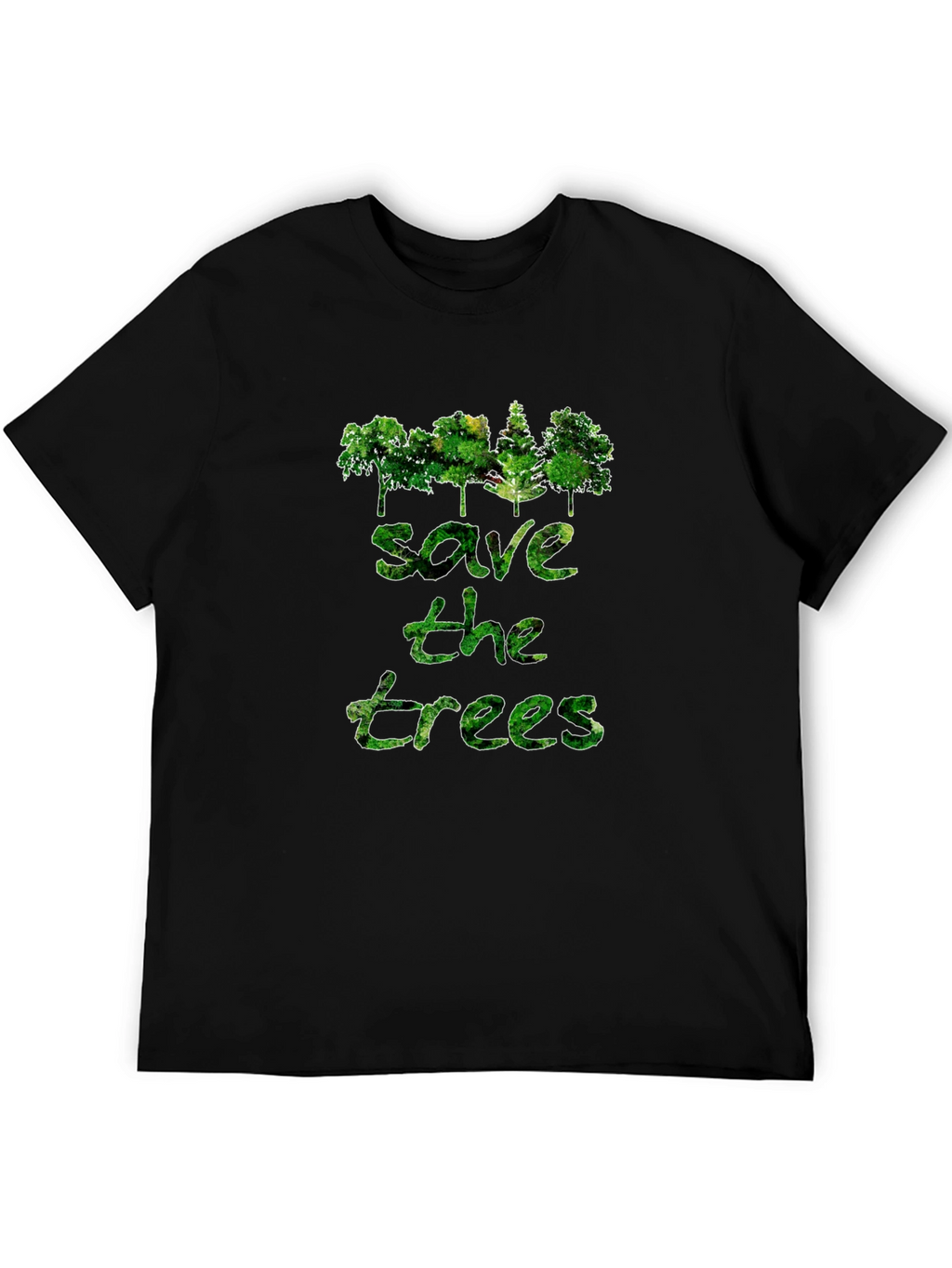 Save the Trees Graphic Print T-Shirt