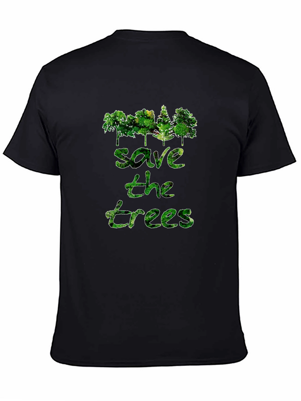 Save the Trees Graphic Print T-Shirt