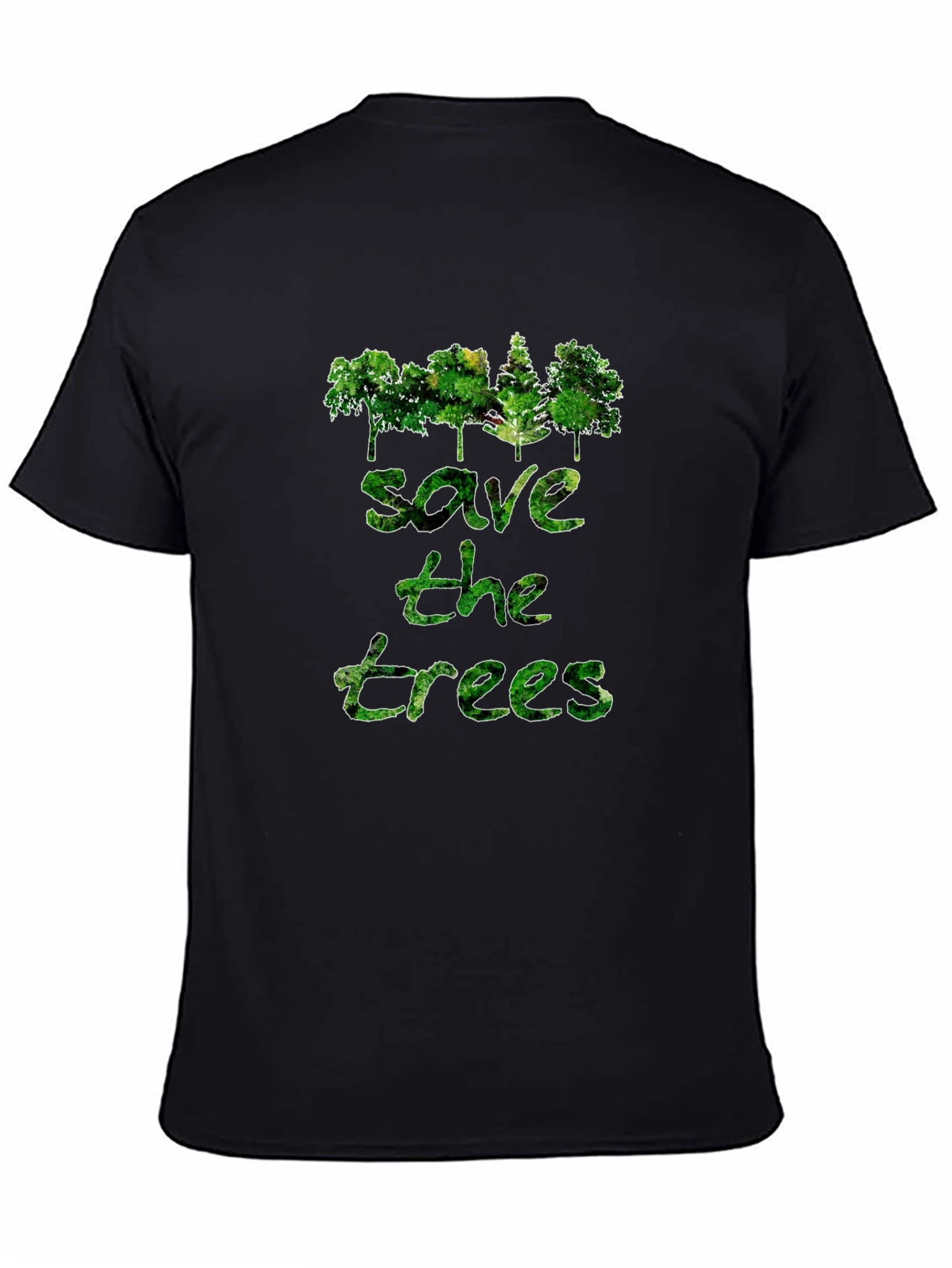 Save the Trees Graphic Print T-Shirt