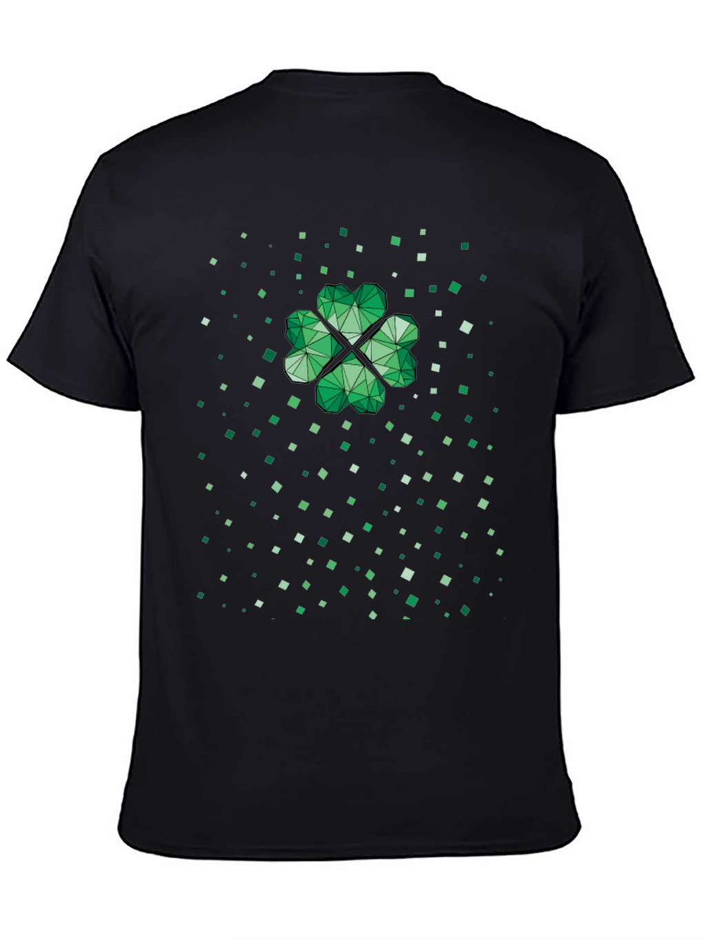 Geometric Shamrock St. Patricks Day T-Shirt